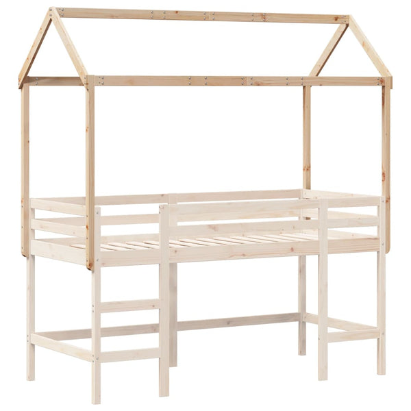Himmelbett für Kinder Letzner 217x85,5x154cm (Kiefer)