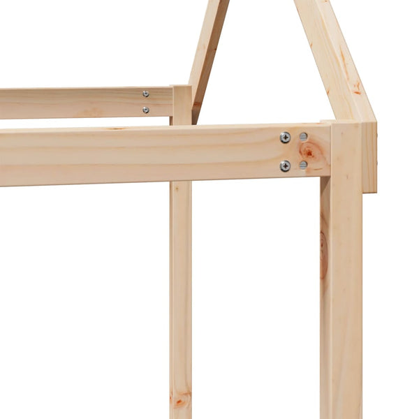 Himmelbett für Kinder Letzner 217x85,5x154cm (Kiefer)