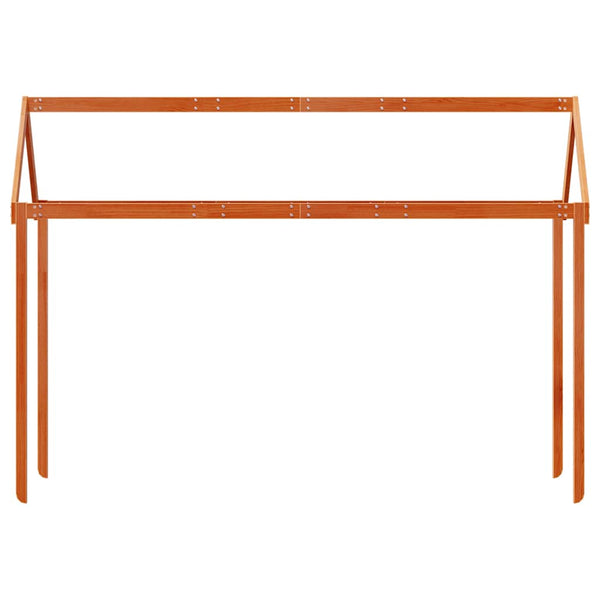 Vahanruskea lastensängyn katos Letzner 217x85,5x154cm (mänty)