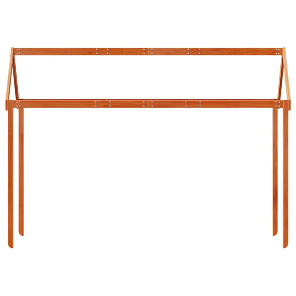 Wachsbrauner Kinderbetthimmel Letzner 207x80,5x151,5cm (Kiefer)
