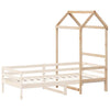 Himmelbett für Kinder Ghiulbahar 118x70x176,5cm (Kiefer)