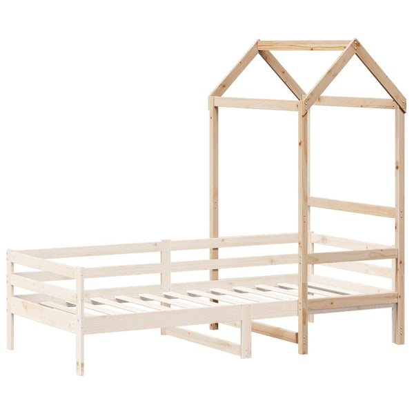 Himmelbett für Kinder Ghiulbahar 118x70x176,5cm (Kiefer)