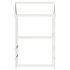 Weißer Kinderbetthimmel Ghiulbahar 118x70x176,5cm (Kiefer)