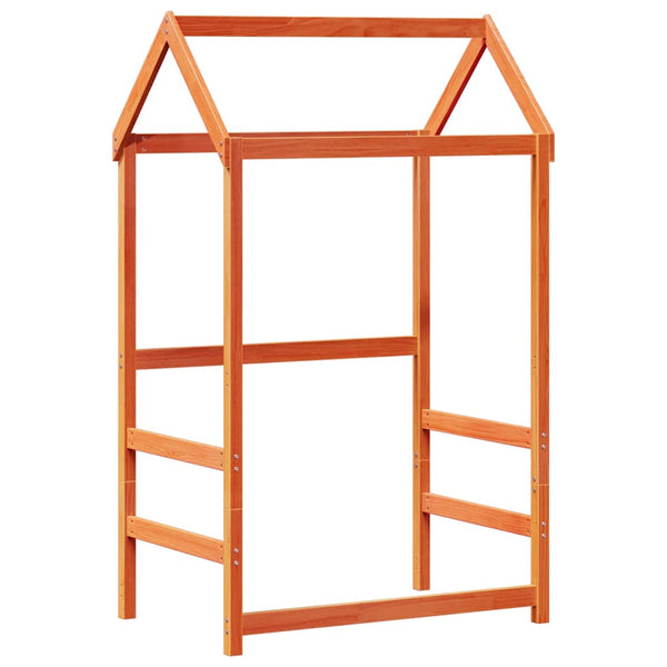 Wachsbrauner Betthimmel Ghiulbahar 118x70x176,5cm (Kiefer)
