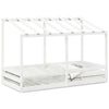 Weißes Kinderhimmelbett Lalita 90x200cm (Kiefer)