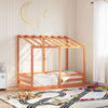 Bernsteinfarbenes Kinderhimmelbett Lalita 80x160cm (Kiefer)