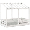 Weißes Himmelbett Lalita 70x140cm für Kinder (Kiefer)