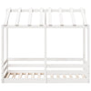 Weißes Himmelbett Lalita 70x140cm für Kinder (Kiefer)