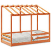 Wachsbraunes Kinder-Himmelbett Lalita 70x140cm (Kiefer)