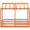 Wachsbraunes Kinder-Himmelbett Lalita 70x140cm (Kiefer)