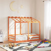 Wachsbraunes Kinder-Himmelbett Lalita 70x140cm (Kiefer)