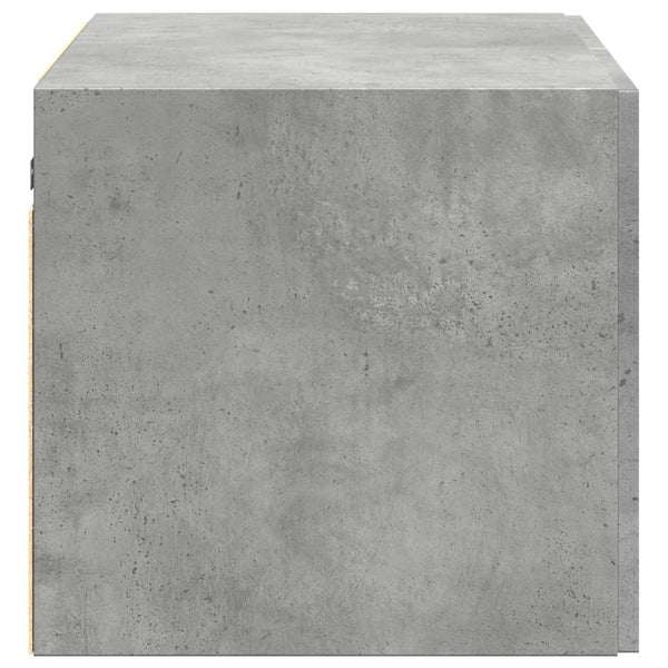 Betoninharmaa seinäkaappi Brateni 70x42,5x40cm (puinen)