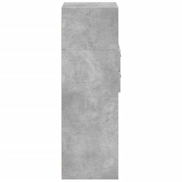 Betoninharmaa kaappi Muntenia 45x42,5x124cm (puinen)