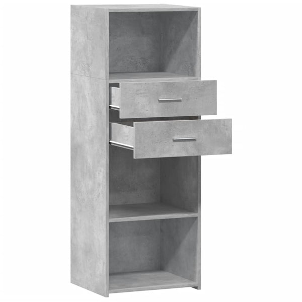 Betoninharmaa kaappi Muntenia 45x42,5x124cm (puinen)