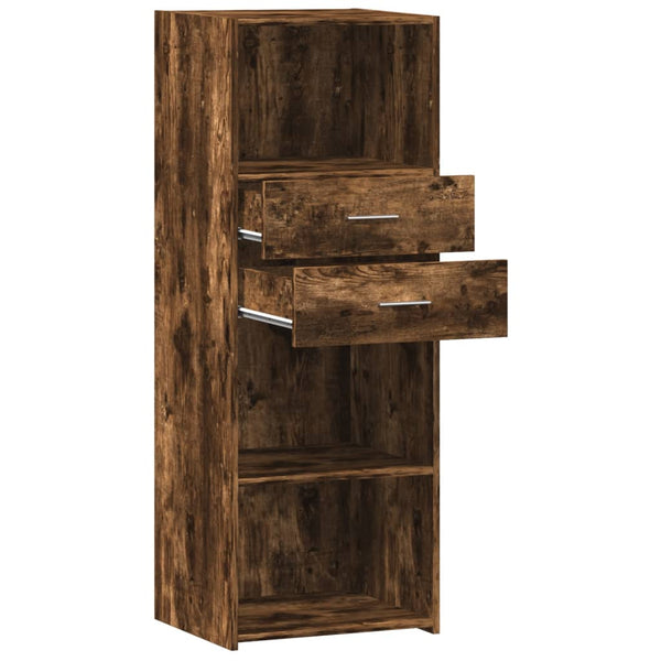 Schrank Muntenia, Raucheiche, 45x42,5x124cm (Holz)