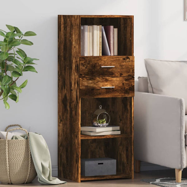 Schrank Muntenia, Raucheiche, 45x42,5x124cm (Holz)