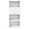 Weißer Schrank Jackie 50x42,5x124cm (Holz)
