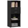 Schwarzer Schrank Jackie 50x42,5x124cm (Holz)