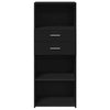 Schwarzer Schrank Jackie 50x42,5x124cm (Holz)