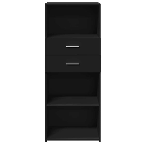 Schwarzer Schrank Jackie 50x42,5x124cm (Holz)