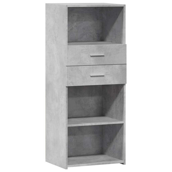 Betoninharmaa kaappi Jackie 50x42,5x124cm (puinen)