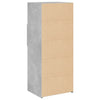 Betoninharmaa kaappi Jackie 50x42,5x124cm (puinen)