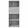Grauer Schrank Jackie 50x42,5x124cm (Holz)