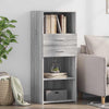 Grauer Schrank Jackie 50x42,5x124cm (Holz)