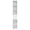 Weißer Schrank Ermin 30x42,5x185cm (Holz)