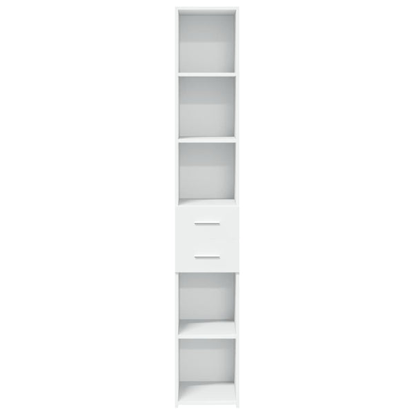 Weißer Schrank Ermin 30x42,5x185cm (Holz)