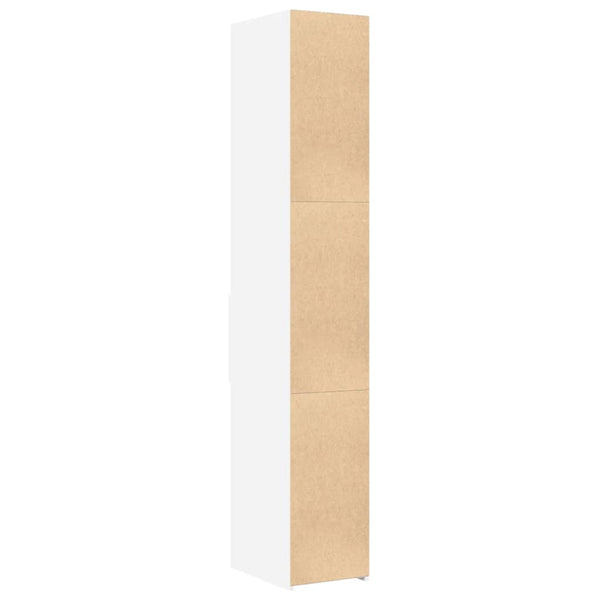 Weißer Schrank Ermin 30x42,5x185cm (Holz)