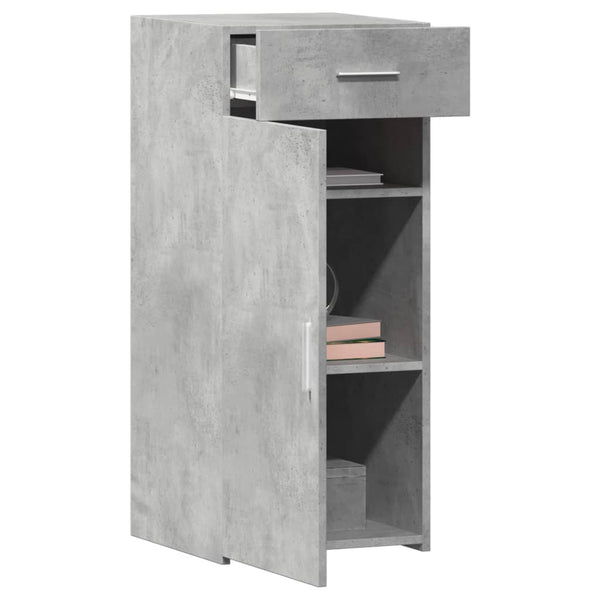 Betoninharmaa senkki Harmanean 40x42,5x93cm (puinen)