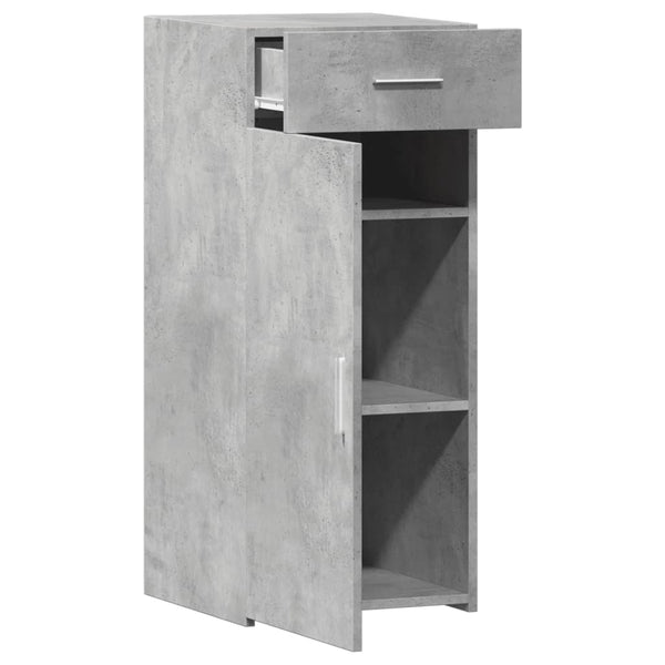 Betoninharmaa senkki Harmanean 40x42,5x93cm (puinen)