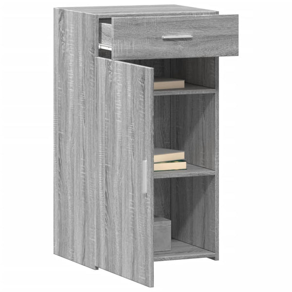 Graues Sideboard Arsin 50x42,5x93cm (Holz)