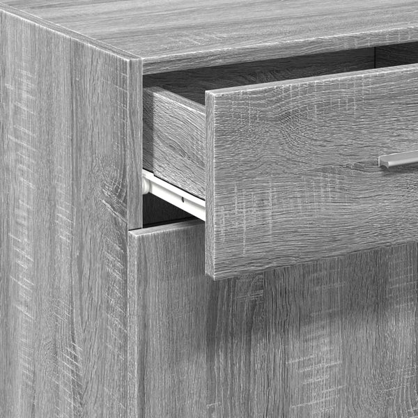 Graues Sideboard Arsin 50x42,5x93cm (Holz)