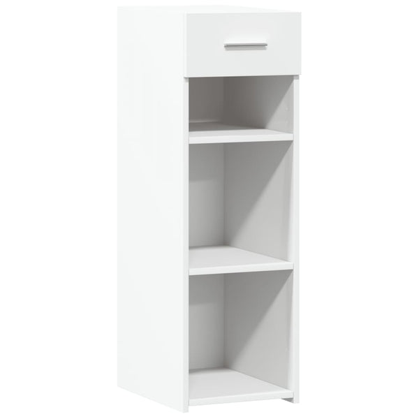 Weißes Sideboard Spirdula 30x42,5x93cm (Holz)