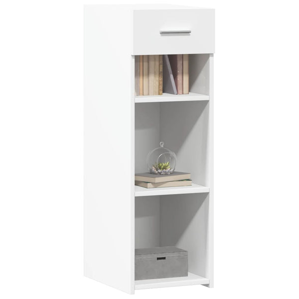 Weißes Sideboard Spirdula 30x42,5x93cm (Holz)