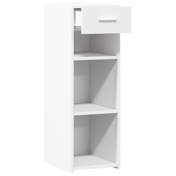Weißes Sideboard Spirdula 30x42,5x93cm (Holz)