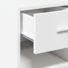 Weißes Sideboard Spirdula 30x42,5x93cm (Holz)