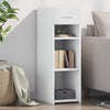 Weißes Sideboard Spirdula 30x42,5x93cm (Holz)