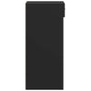 Schwarzes Sideboard Spirdula 30x42,5x93cm (Holz)