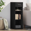 Schwarzes Sideboard Spirdula 30x42,5x93cm (Holz)