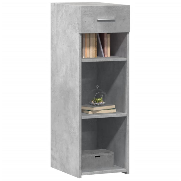 Sideboard Spirdula 30x42,5x93cm in Betongrau (Holz)