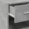 Sideboard Spirdula 30x42,5x93cm in Betongrau (Holz)