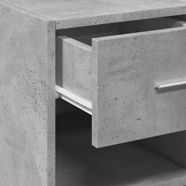 Sideboard Spirdula 30x42,5x93cm in Betongrau (Holz)