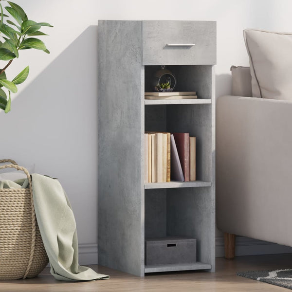 Sideboard Spirdula 30x42,5x93cm in Betongrau (Holz)