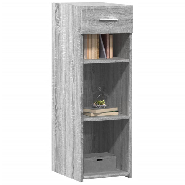 Graues Sideboard Spirdula 30x42,5x93cm (Holz)