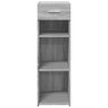 Graues Sideboard Spirdula 30x42,5x93cm (Holz)