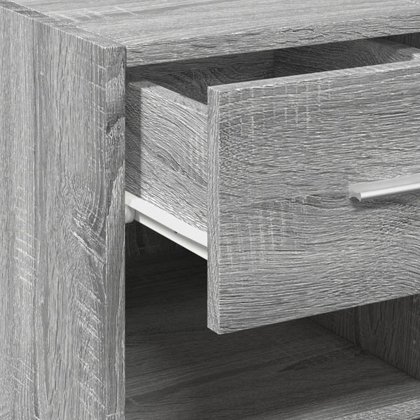 Graues Sideboard Spirdula 30x42,5x93cm (Holz)