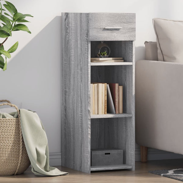 Graues Sideboard Spirdula 30x42,5x93cm (Holz)